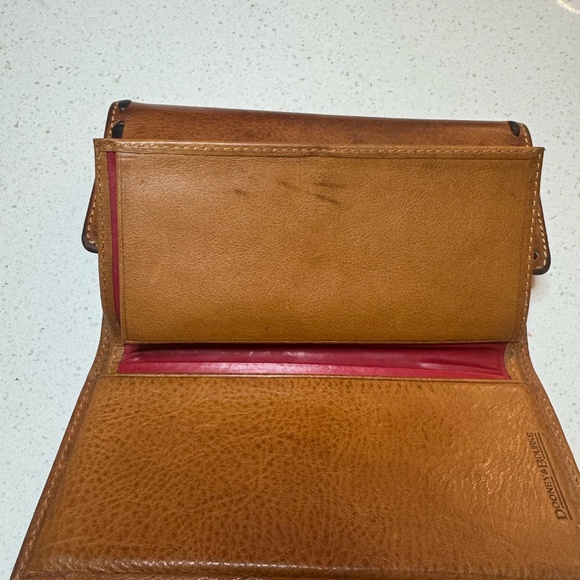 Dooney Bourke Brown/Natural Women’s Leather Wallet - Picture 6 of 13
